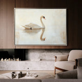 Animals 083 Canvas Art 18" x 24" / 45 x 60 cm / Black