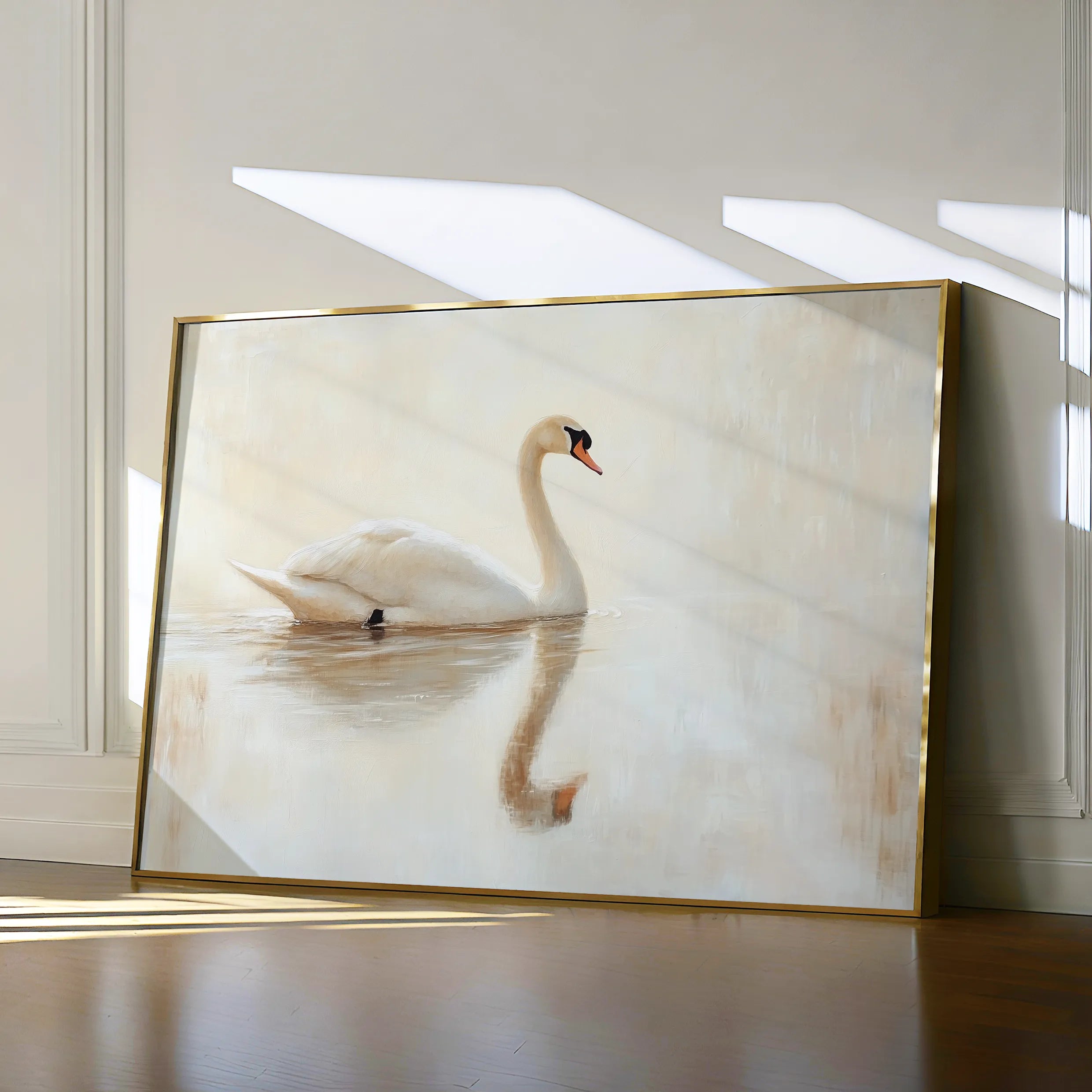 Animals 083 Canvas Art 18" x 24" / 45 x 60 cm / Black