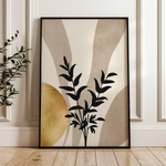 Boho 083 Canvas Art 18" x 24" / 45 x 60 cm / Black