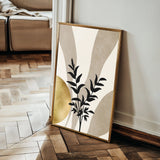 Boho 083 Canvas Art 18" x 24" / 45 x 60 cm / Black
