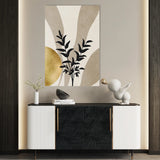 Boho 083 Canvas Art 18" x 24" / 45 x 60 cm / Black