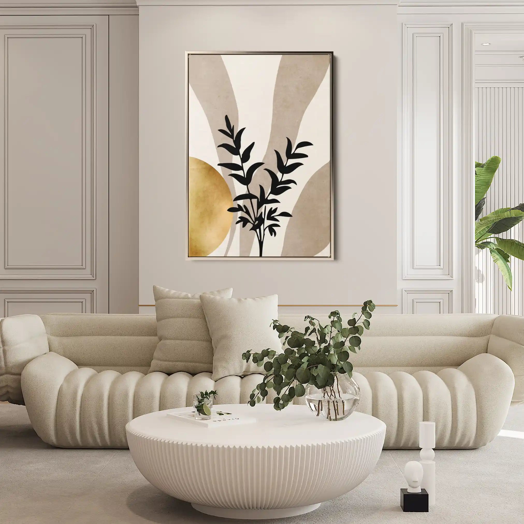 Boho 083 Canvas Art 60 x 40 cm / Black