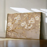 Floral 083 Canvas Art 18" x 24" / 45 x 60 cm / Black