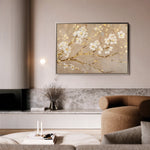 Floral 083 Canvas Art 18" x 24" / 45 x 60 cm / Black