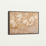 Floral 083 Canvas Art 18" x 24" / 45 x 60 cm / Black
