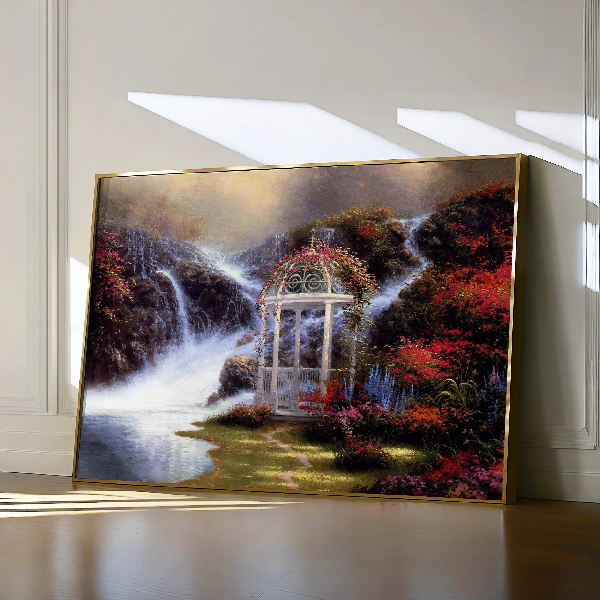 Landscape 083 Canvas Art 18" x 24" / 45 x 60 cm / Black