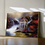 Landscape 083 Canvas Art 60 x 40 cm / Black