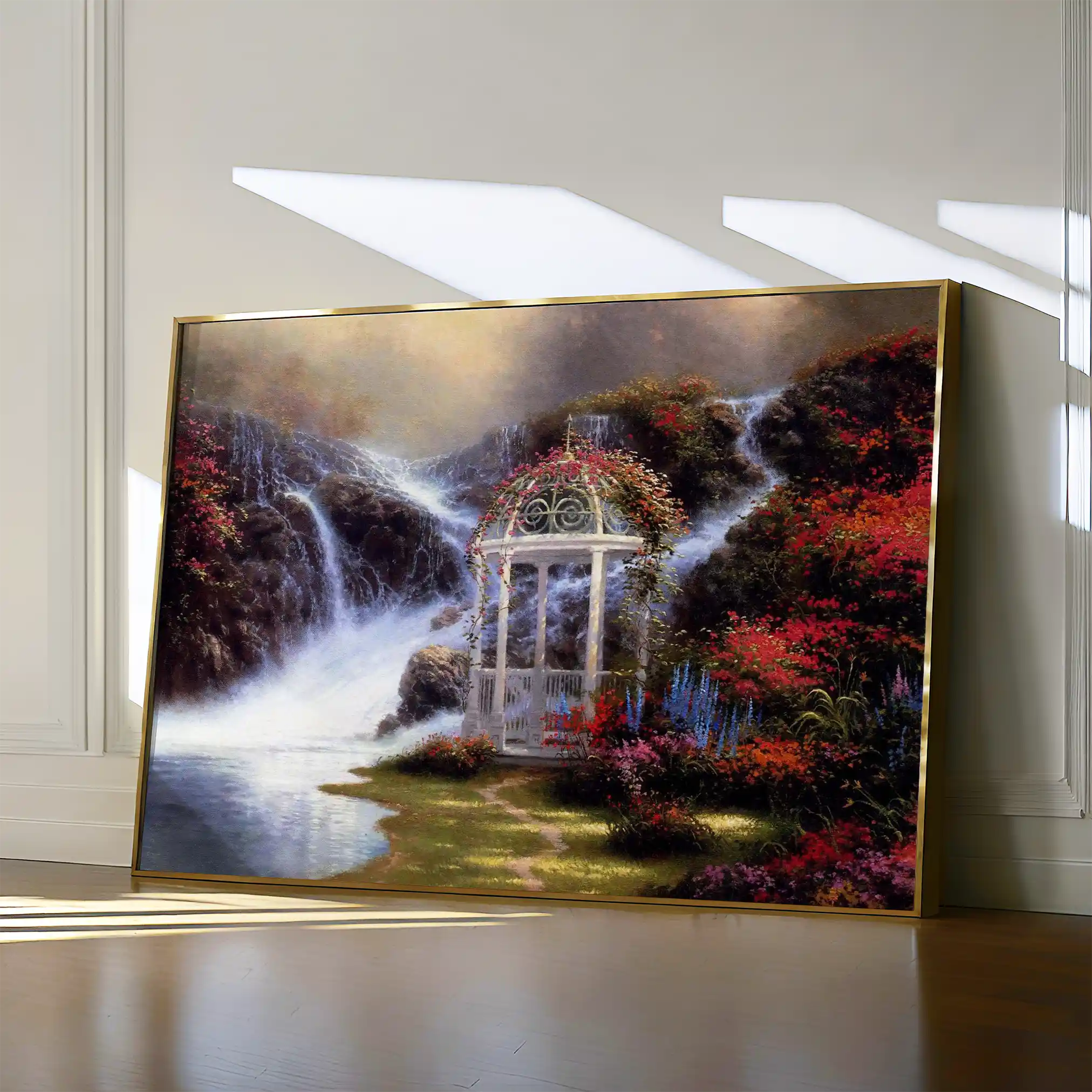 Landscape 083 Canvas Art 60 x 40 cm / Black