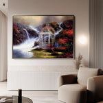 Landscape 083 Canvas Art 60 x 40 cm / Black