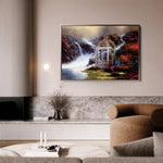 Landscape 083 Canvas Art 60 x 40 cm / Black
