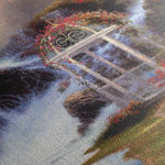 Landscape 083 Canvas Art 60 x 40 cm / Black