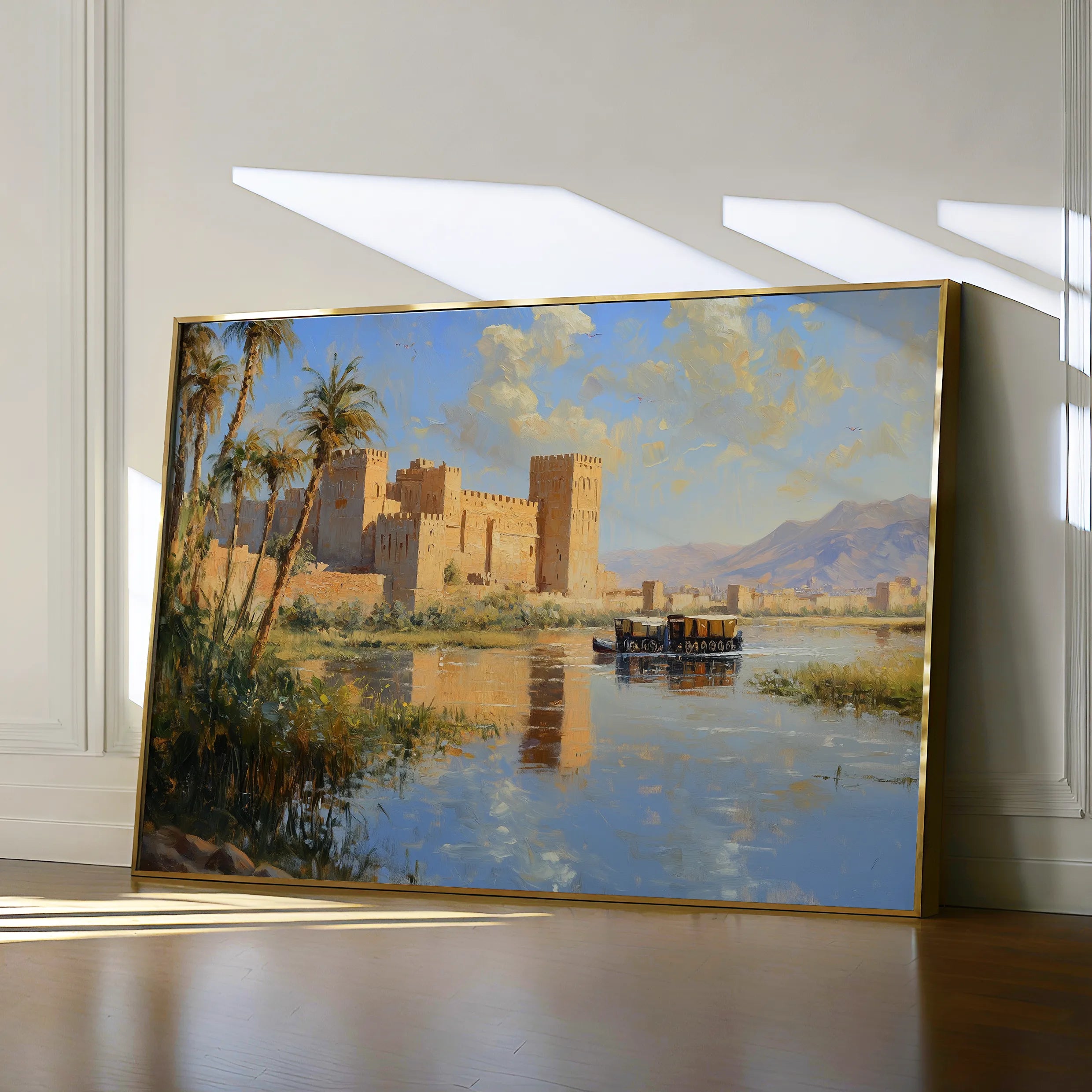 Orientalist 083 Canvas Art 18" x 24" / 45 x 60 cm / Black