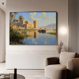 Orientalist 083 Canvas Art 18" x 24" / 45 x 60 cm / Black
