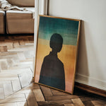 Portrait 083 Canvas Art 18" x 24" / 45 x 60 cm / Black