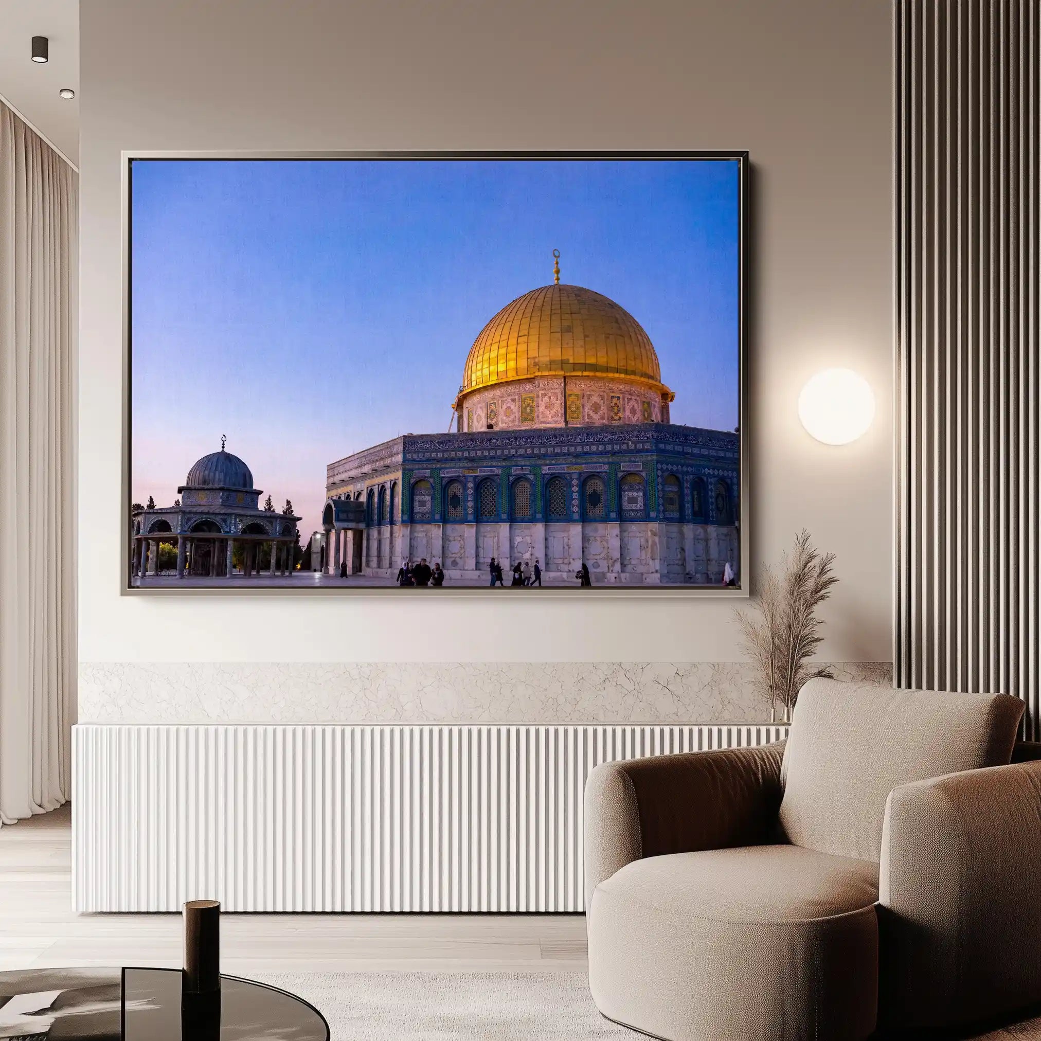 Palestine 083 Canvas Art 60 x 40 cm / Black