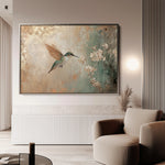 Animals 084 Canvas Art 18" x 24" / 45 x 60 cm / Black