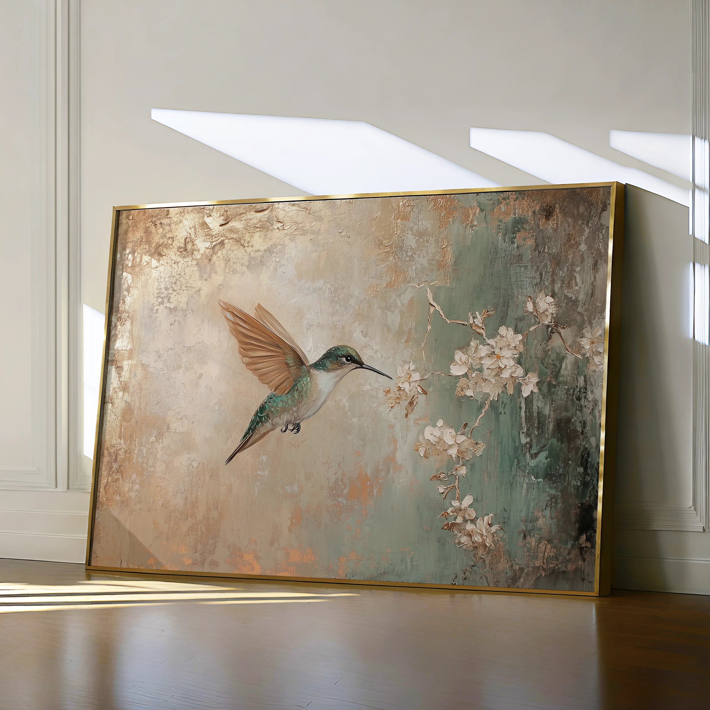 Animals 084 Canvas Art 18" x 24" / 45 x 60 cm / Black