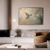 Animals 084 Canvas Art 18" x 24" / 45 x 60 cm / Black
