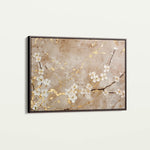 Floral 084 Canvas Art 18" x 24" / 45 x 60 cm / Black