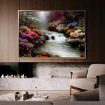 Landscape 084 Canvas Art 18" x 24" / 45 x 60 cm / Black