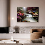 Landscape 084 Canvas Art 18" x 24" / 45 x 60 cm / Black