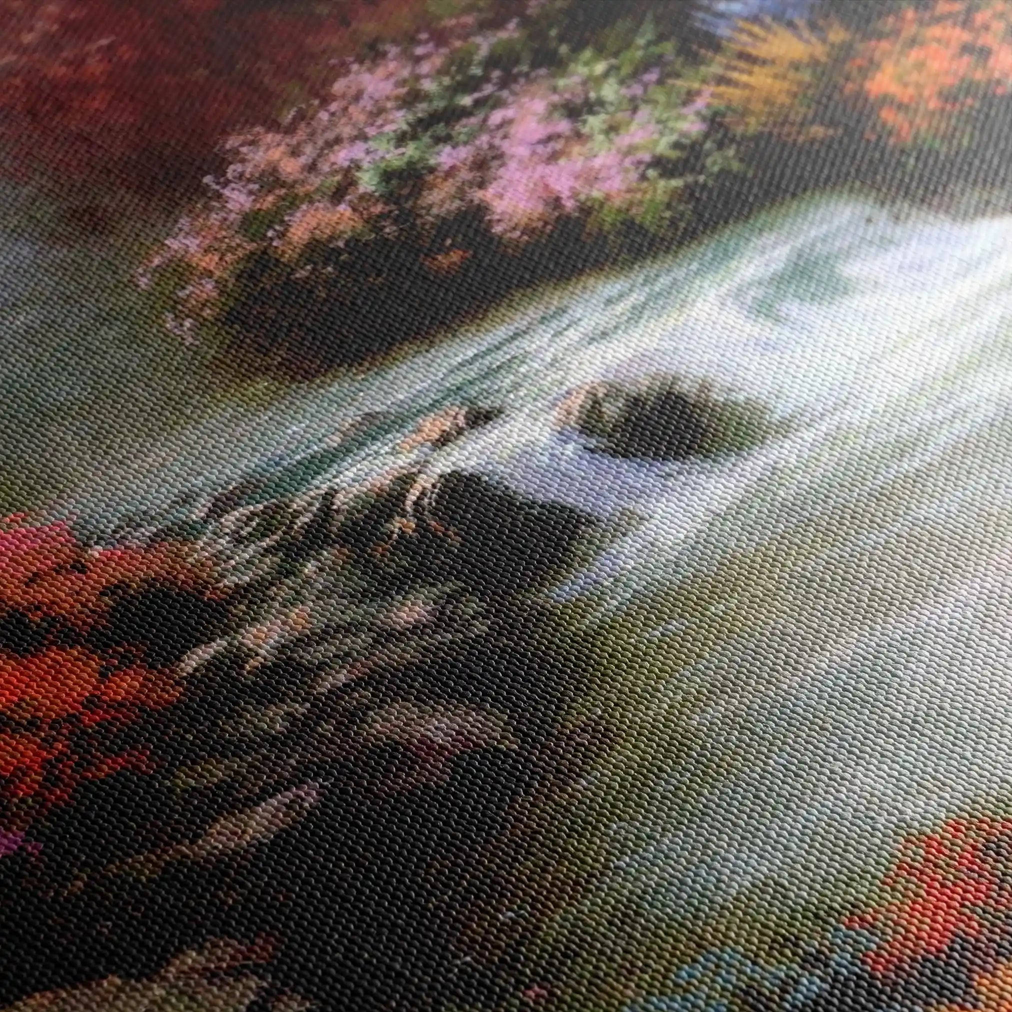 Landscape 084 Canvas Art 60 x 40 cm / Black