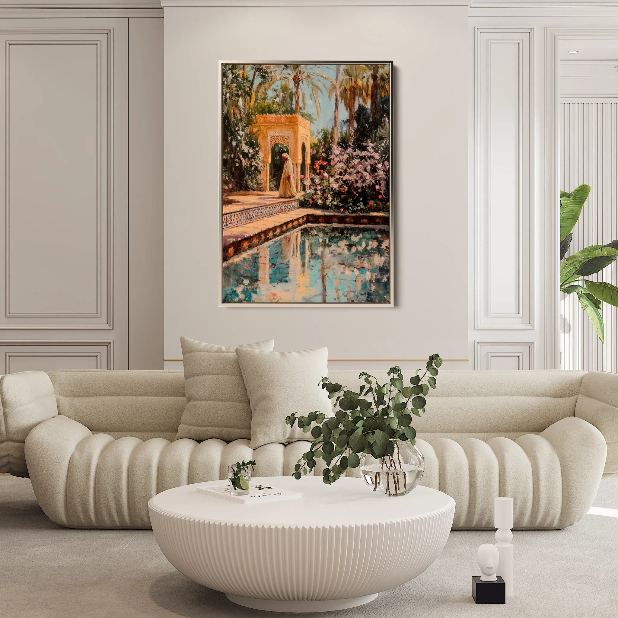 Orientalist 084 Canvas Art 18" x 24" / 45 x 60 cm / Black