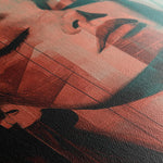 Portrait 084 Canvas Art 18" x 24" / 45 x 60 cm / Black