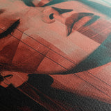 Portrait 084 Canvas Art 18" x 24" / 45 x 60 cm / Black