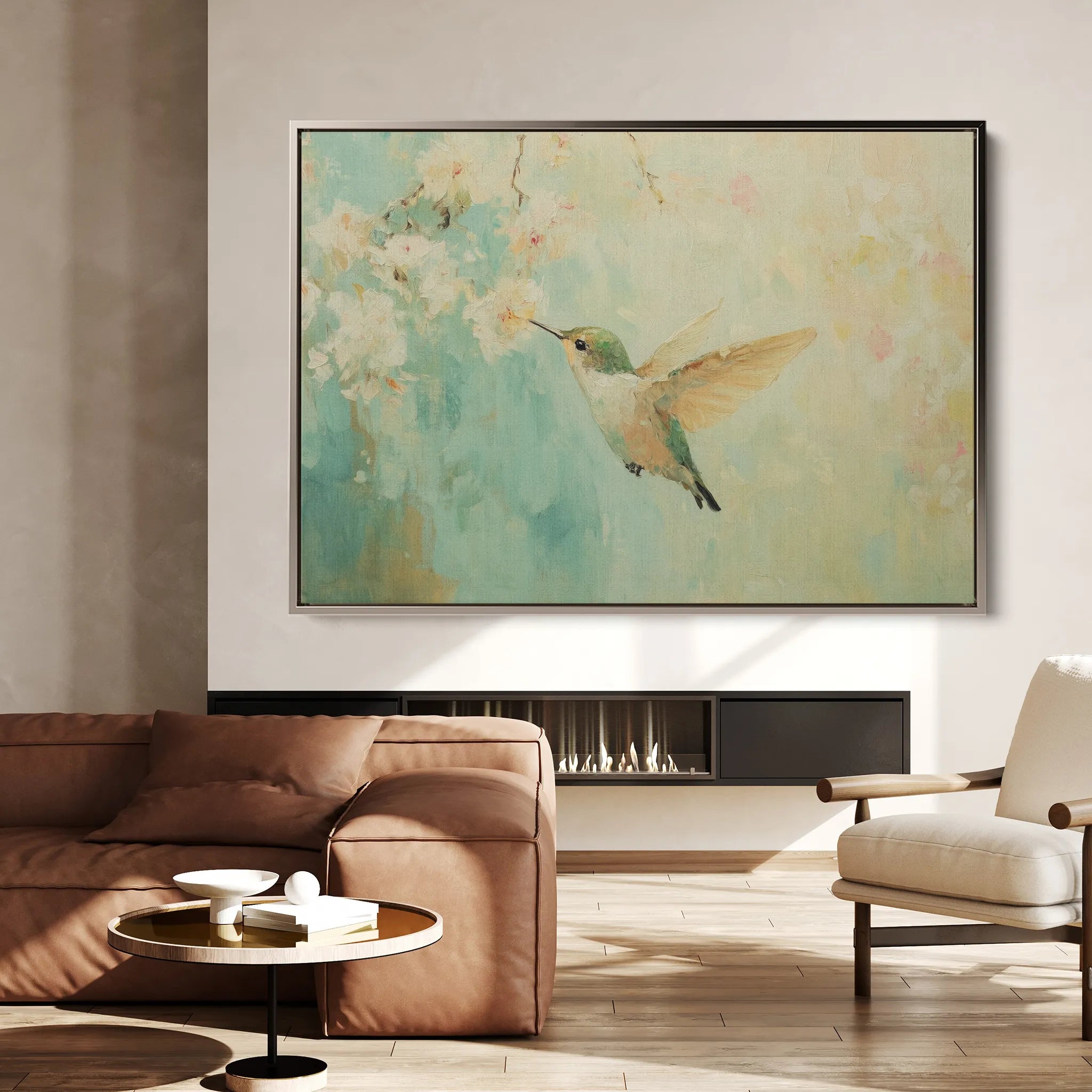 Animals 085 Canvas Art 18" x 24" / 45 x 60 cm / Black