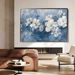 Floral 085 Canvas Art 18" x 24" / 45 x 60 cm / Black