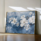 Floral 085 Canvas Art 18" x 24" / 45 x 60 cm / Black