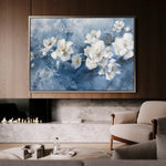Floral 085 Canvas Art 18" x 24" / 45 x 60 cm / Black