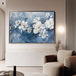 Floral 085 Canvas Art 18" x 24" / 45 x 60 cm / Black