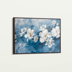 Floral 085 Canvas Art 18" x 24" / 45 x 60 cm / Black