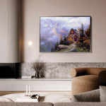 Landscape 085 Canvas Art 18" x 24" / 45 x 60 cm / Black