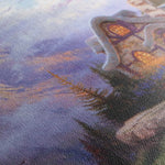 Landscape 085 Canvas Art 18" x 24" / 45 x 60 cm / Black