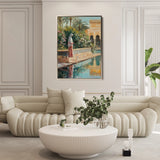 Orientalist 085 Canvas Art 18" x 24" / 45 x 60 cm / Black