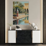 Orientalist 085 Canvas Art 18" x 24" / 45 x 60 cm / Black