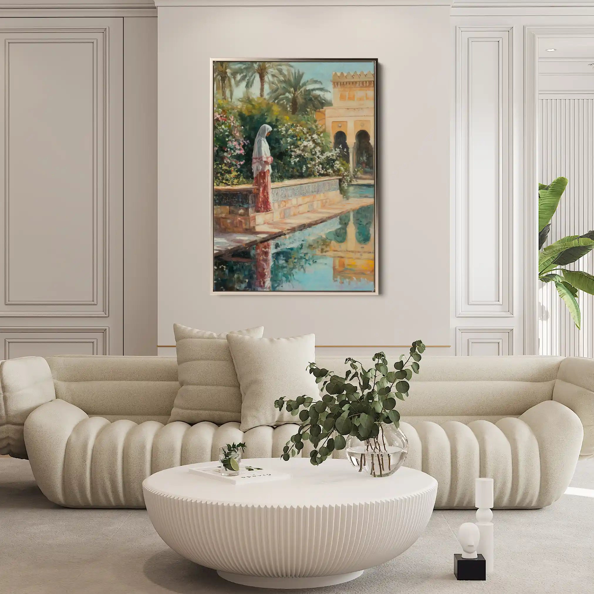 Orientalist 085 Canvas Art 60 x 40 cm / Black