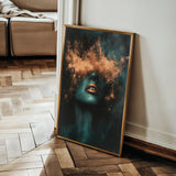 Portrait 085 Canvas Art 18" x 24" / 45 x 60 cm / Black