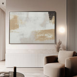 Abstract 086 Canvas Art 18" x 24" / 45 x 60 cm / Black