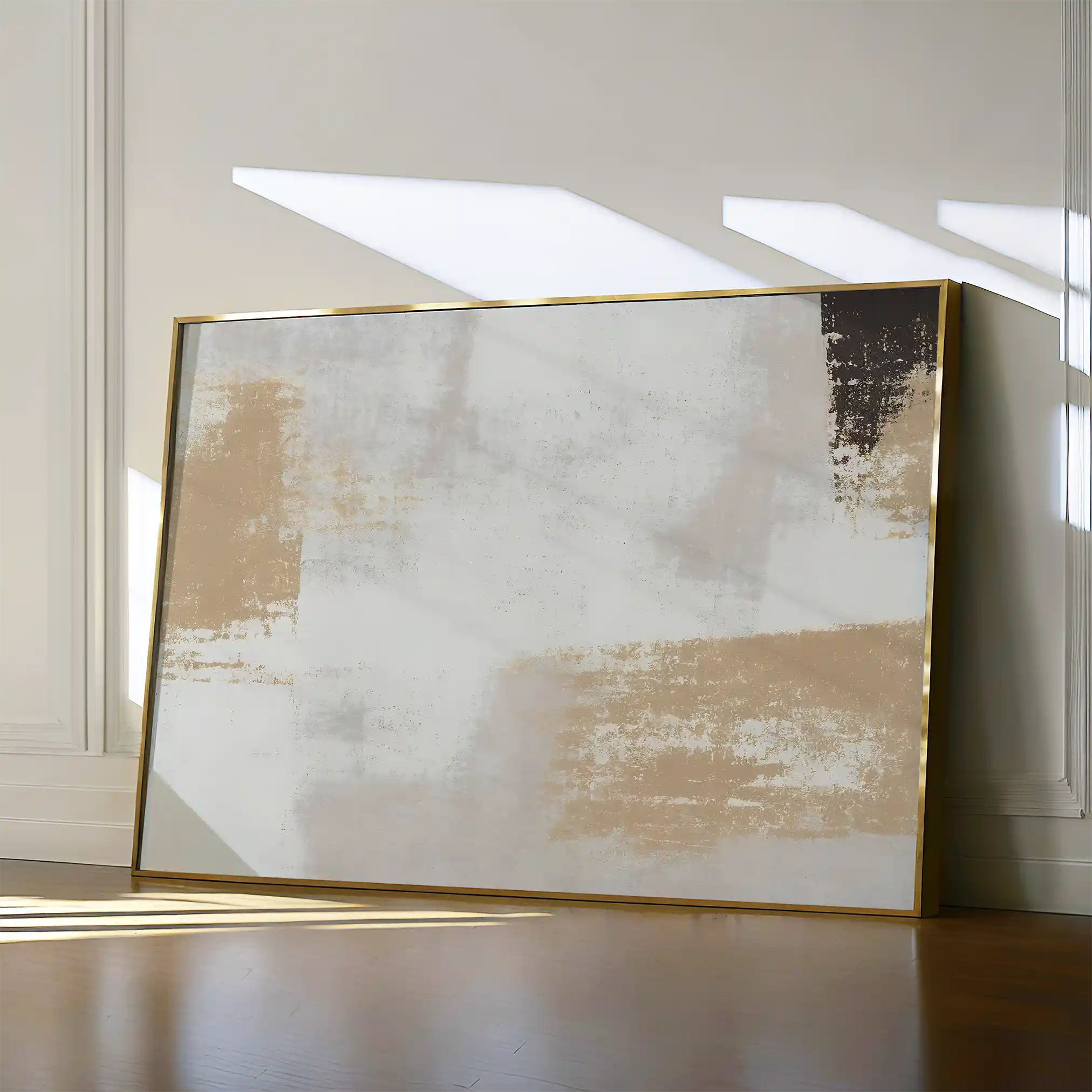 Abstract 086 Canvas Art 18" x 24" / 45 x 60 cm / Black