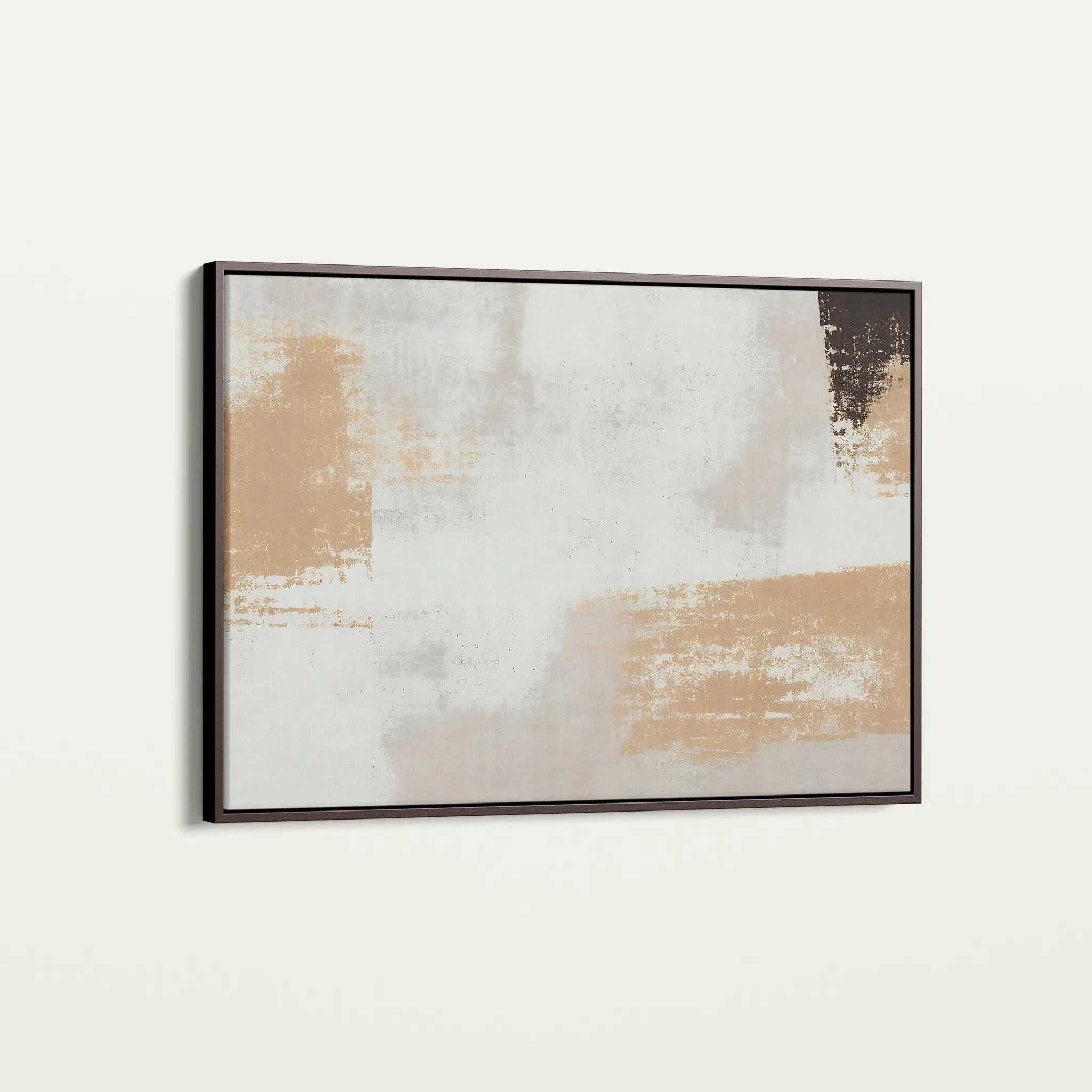 Abstract 086 Canvas Art 18" x 24" / 45 x 60 cm / Black