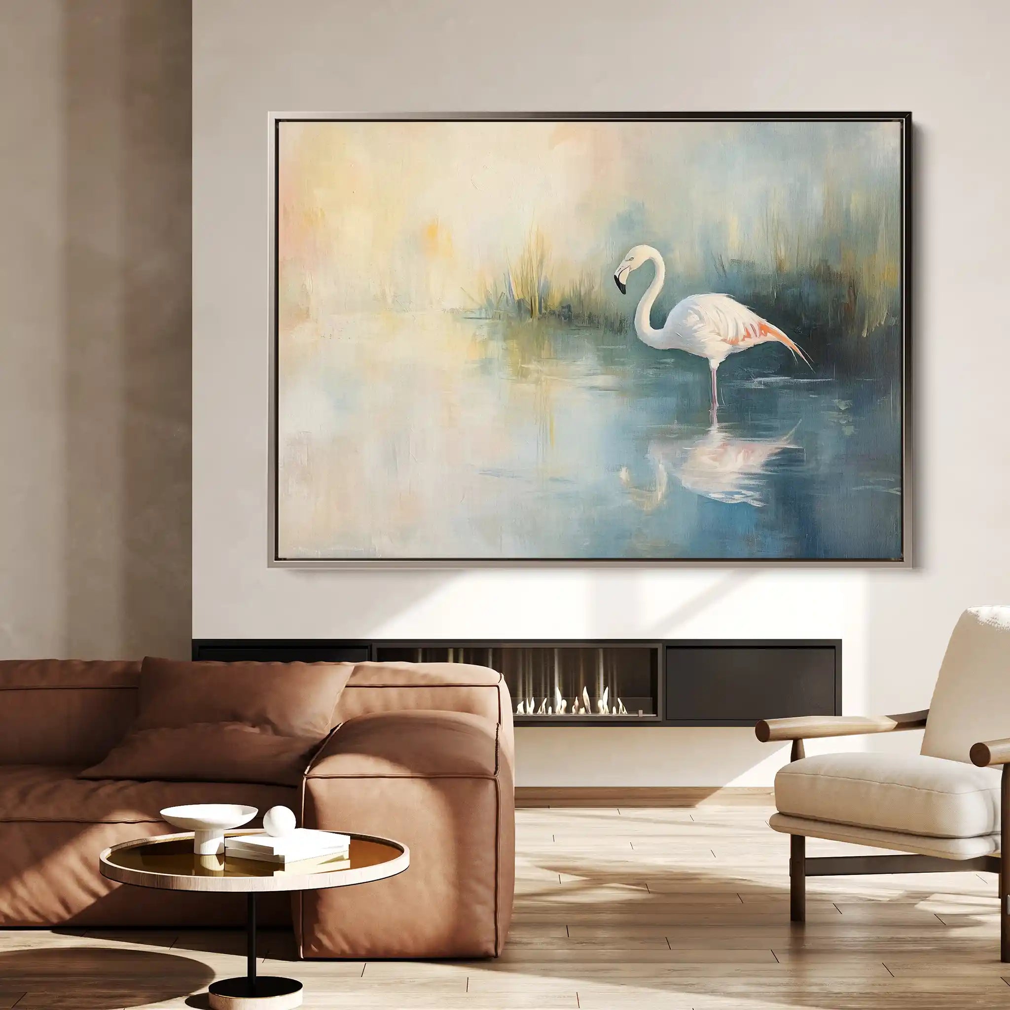 Animals 086 Canvas Art 60 x 40 cm / Black