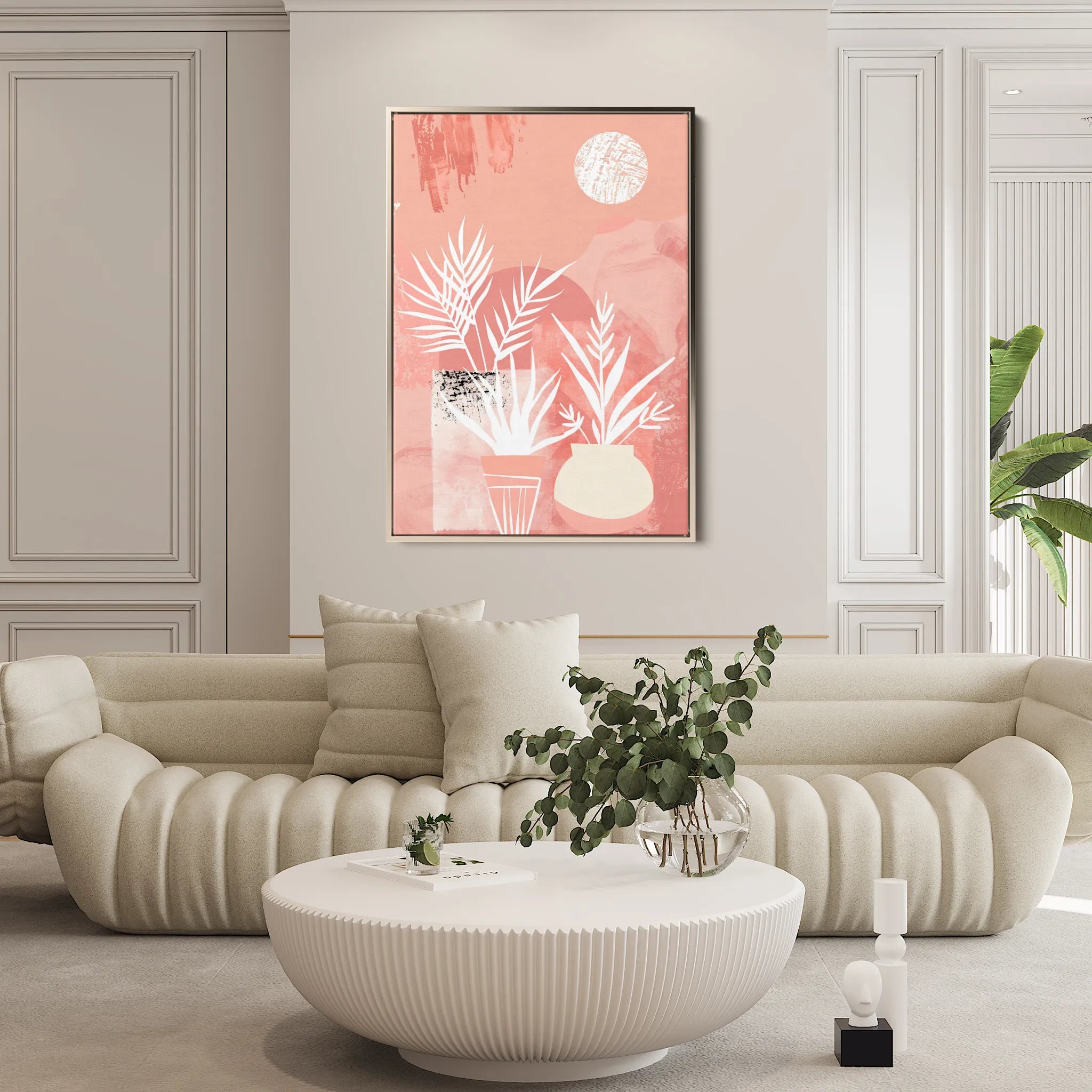 Boho 086 Canvas Art 18" x 24" / 45 x 60 cm / Black