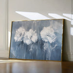 Floral 086 Canvas Art 18" x 24" / 45 x 60 cm / Black
