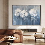 Floral 086 Canvas Art 18" x 24" / 45 x 60 cm / Black