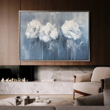 Floral 086 Canvas Art 18" x 24" / 45 x 60 cm / Black