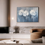 Floral 086 Canvas Art 18" x 24" / 45 x 60 cm / Black